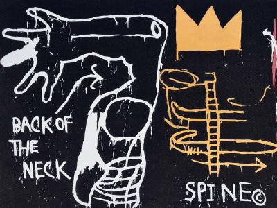 JEAN-MICHEL BASQUIAT (d’après) - Dos du cou - Sérigraphie 2
