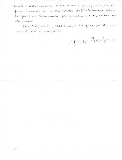 André BRETON - Lettre autographe signée 2