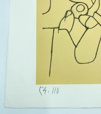Valerio Adami - Kurt Schw - Lithographe signée 2