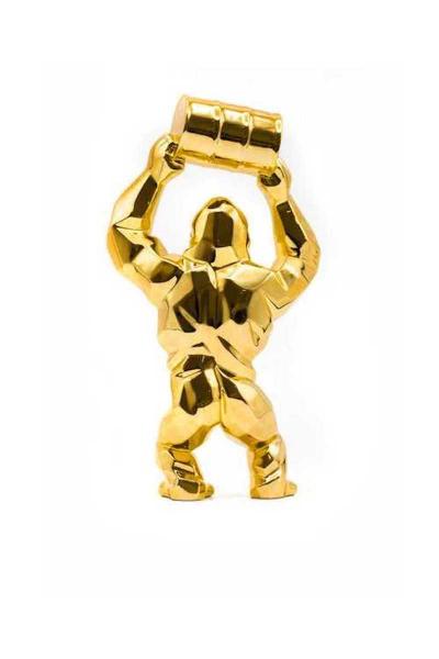 Richard ORLINSKI - KONG OIL SPIRIT (GOLD EDITION) - Sculpture résine 2