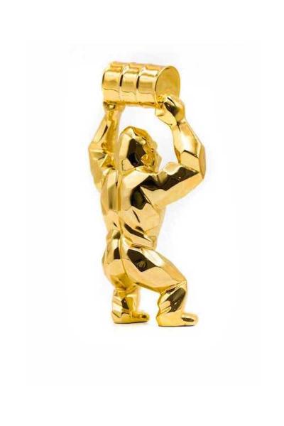 Richard ORLINSKI - KONG OIL SPIRIT (GOLD EDITION) - Sculpture résine 2