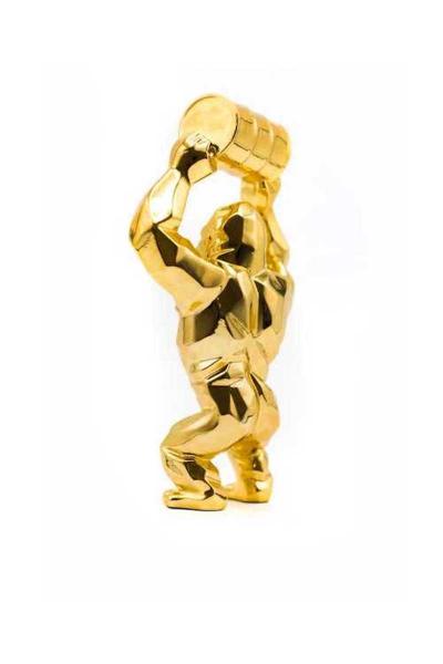 Richard ORLINSKI - KONG OIL SPIRIT (GOLD EDITION) - Sculpture résine 2