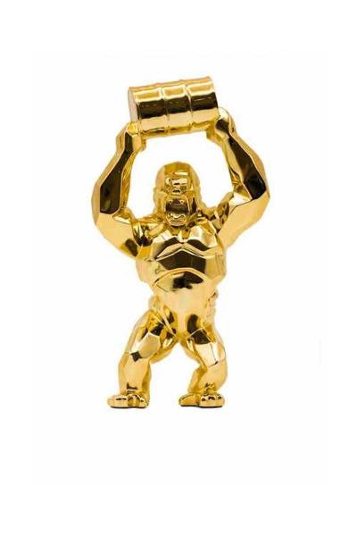 Richard ORLINSKI - KONG OIL SPIRIT (GOLD EDITION) - Sculpture résine 2