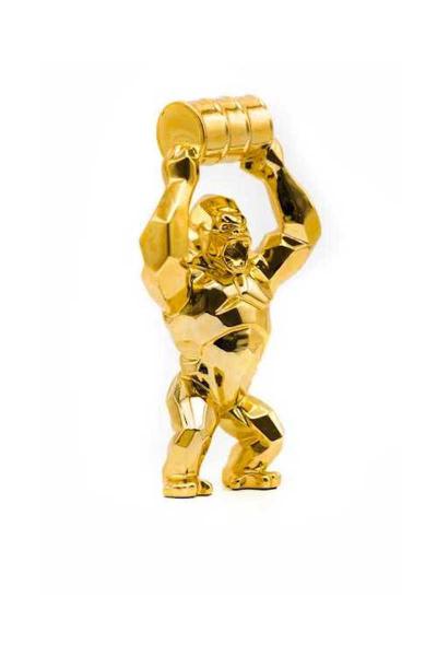 Richard ORLINSKI - KONG OIL SPIRIT (GOLD EDITION) - Sculpture résine 2