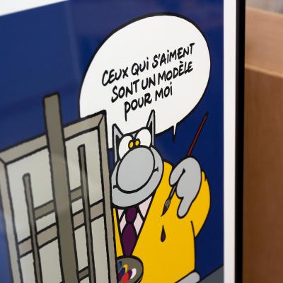 Philippe GELUCK - Ceux qui s’aiment, 2019 - Digigraphie 2