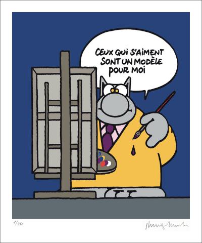 Philippe GELUCK - Ceux qui s’aiment, 2019 - Digigraphie