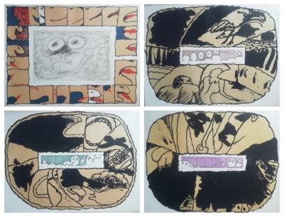 Pierre ALECHINSKY - Central Park, 1976 - 4 lithographies signées et numérotées 2