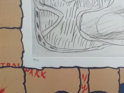 Pierre ALECHINSKY - Central Park, 1976 - 4 lithographies signées et numérotées 2