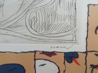 Pierre ALECHINSKY - Central Park, 1976 - 4 lithographies signées et numérotées 2