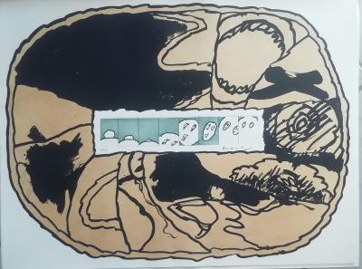 Pierre ALECHINSKY - Central Park, 1976 - 4 lithographies signées et numérotées 2