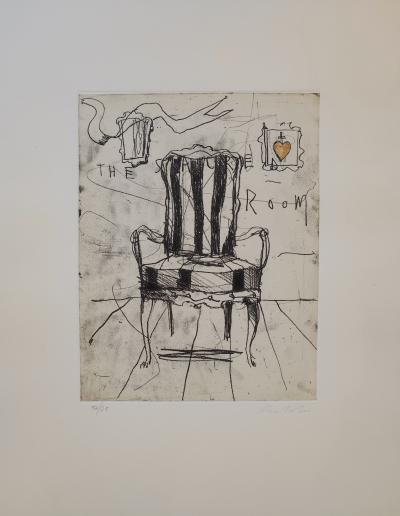 Luca BELLANDI - La Chambre - Gravure signée 2