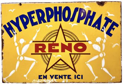 Jérôme Mesnager - Hyperphosphate, 2021 - Peinture sur plaque émaillée vintage 2