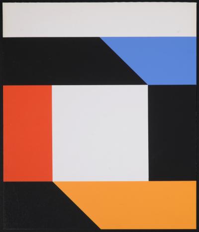 Max BILL -  Abstract composition, 1971 - Serigraph on wove paper 2