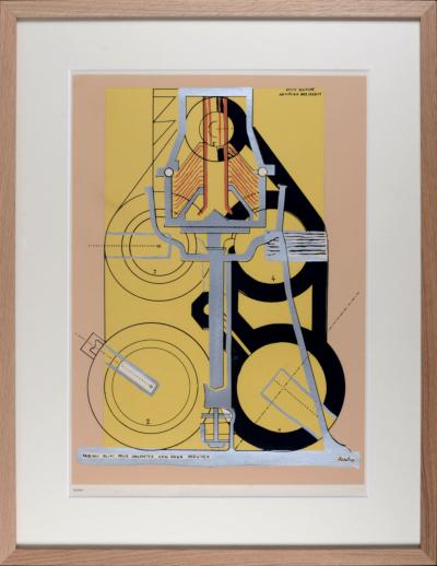 Francis PICABIA - Petite solitude au milieu des soleils, 1953 - Sérigraphie (ENCADRÉE) 2
