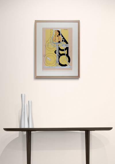 Francis PICABIA - Petite solitude au milieu des soleils, 1953 - Sérigraphie (ENCADRÉE) 2