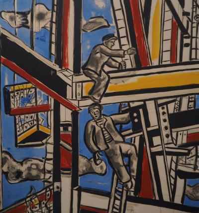 Fernand Léger - Les constructeurs - Lithographie, signée 2