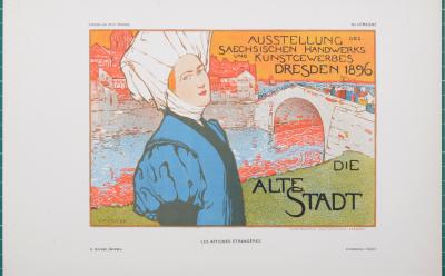 Otto FISCHER - Die Alte Stadt, 1897 - Lithographie 2