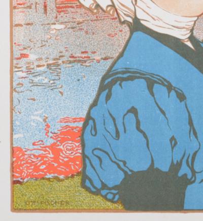 Otto FISCHER - Die Alte Stadt, 1897 - Lithographie 2