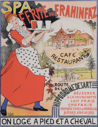 Adolphe CRESPIN & Eduard DUYCK - Spa Ferme de Frahinfaz, 1897 - Lithographie 2
