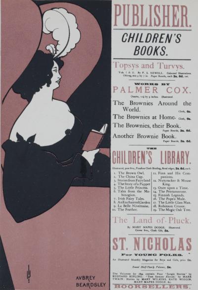 Aubrey BEARDSLEY - Editeur de livres pour enfants, 1897 - Lithographie 2