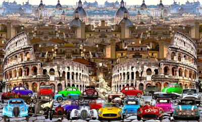 Gaudi .C - Embouteillage à Rome (2019) 2