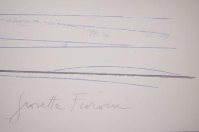 Giosetta FIORONI - Gli involucri Rosso Blu, 2019 - Sérigraphie signée à la main 2