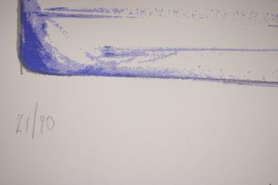 Giosetta FIORONI - Gli involucri Rosso Blu, 2019 - Sérigraphie signée à la main 2