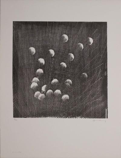 Hans HARTUNG - H-12-1973 - Hand signed etching