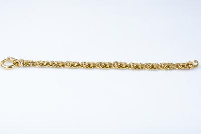 Collier maille royale en or jaune 18 carats 2