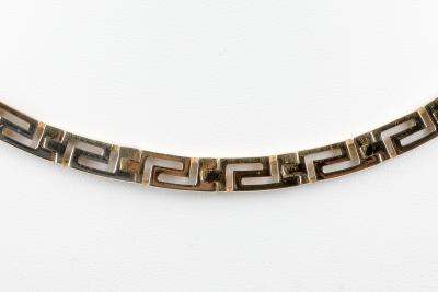 Collier semi-rigide en or jaune 18 carats 2