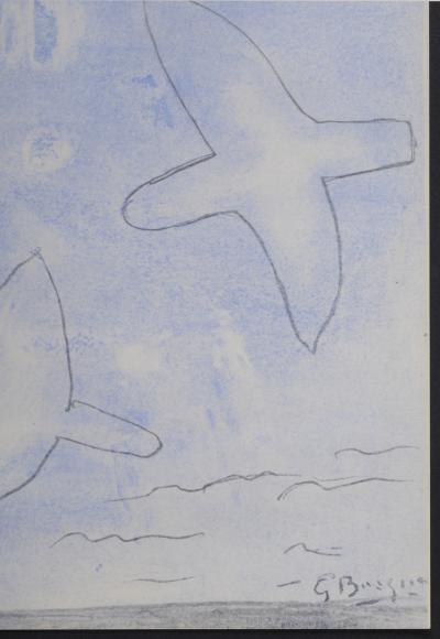 Georges BRAQUE - Les Oiseaux, 1958 - Pochoir en couleurs sur papier vélin. 2