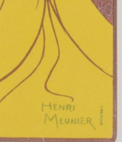 Henri MEUNIER - Concerts Ysaye, 1897 - Lithographie 2