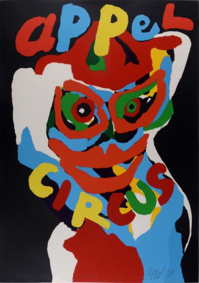 Karel APPEL - Circus, 1978 - Original lithograph (Hand-signed !) 2