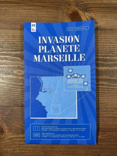 Invader- Carte d’invasion de Marseille N°26 2