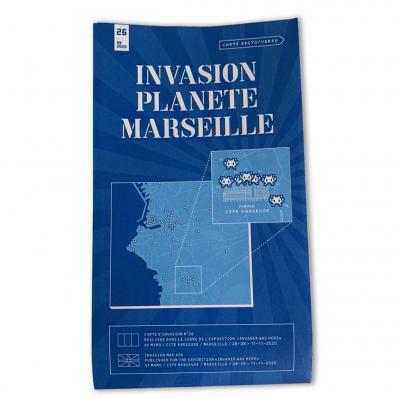 Invader- Carte d’invasion de Marseille N°26 2