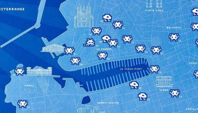 Invader- Carte d’invasion de Marseille N°26 2
