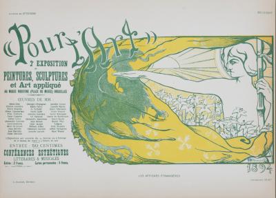 Henri OTTEVAERE - Pour l'art, 1897 - Lithographie 2