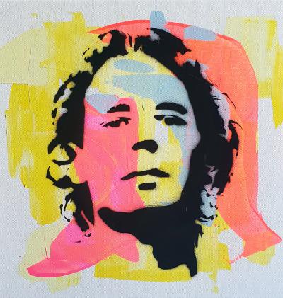 PyB - Rafael NADAL   2022 - Technique mixte sur toile 2