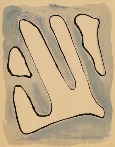 Man RAY - De l’origine des espèces par voie de sélection irrationnelle (#D), 1971 - Original lithograph  (Hand-signed!) 2