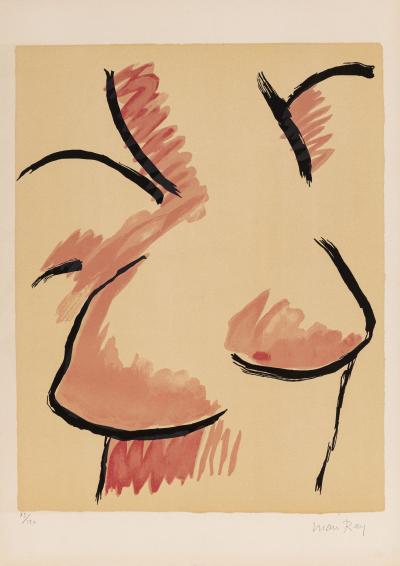 Man RAY - De l’origine des espèces par voie de sélection irrationnelle (#A), 1971 - Lithographie originale (Signée à la main !) 2