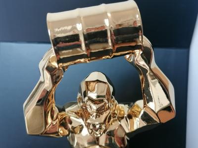 Richard Orlinski (1966) - Kong Oil Spirit (Gold Edition) 2