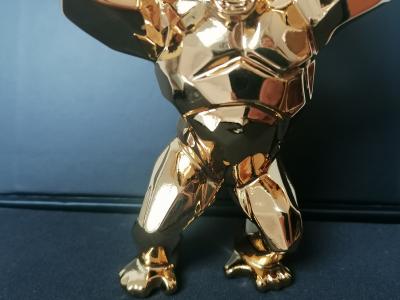 Richard Orlinski (1966) - Kong Oil Spirit (Gold Edition) 2