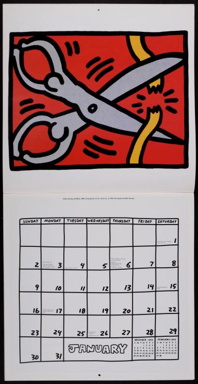 Keith HARING - 1994 Calendar (Ephemera) - Offset calendar on paper 2