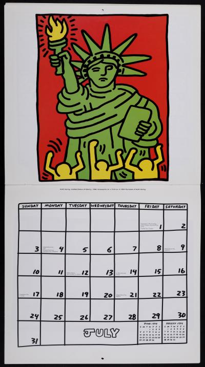 Keith HARING - 1994 Calendar (Ephemera) - Offset calendar on paper 2