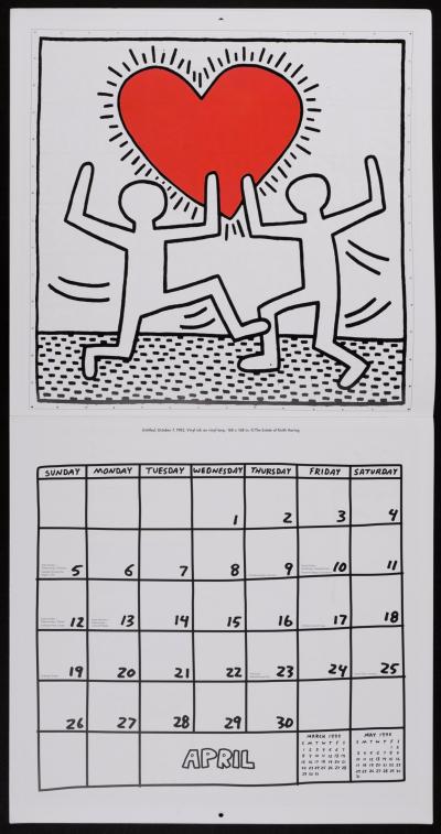 Keith HARING - Calendrier 1998 (Ephemera) - Calendrier décalé sur papier 2