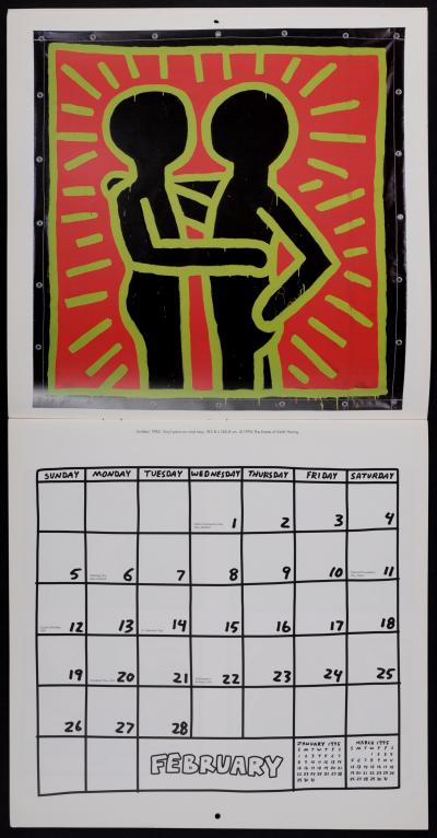 Keith HARING - 1995 Calendar (Ephemera) - Calendrier décalé sur papier 2