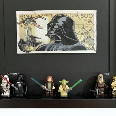 Cisco - Sith Lord, 2024 - Acrylique sur billet 2
