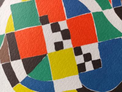 Sonia DELAUNAY (d’après) - Euterpe, Hommage à Igor Stravinsky - Photolithographie 2