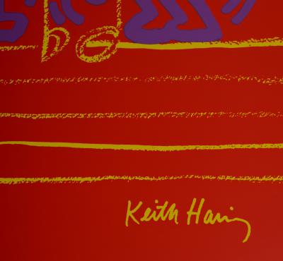 Keith HARING & Andy WARHOL - Montreux Jazz Festival, 1986 - Affiche sérigraphiée 2