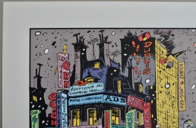 STÉPHANE COLMAN, BILLY THE CAT : HOMMAGE À FRANQUIN, SÉRIGRAPHIE SIGNÉE 2
